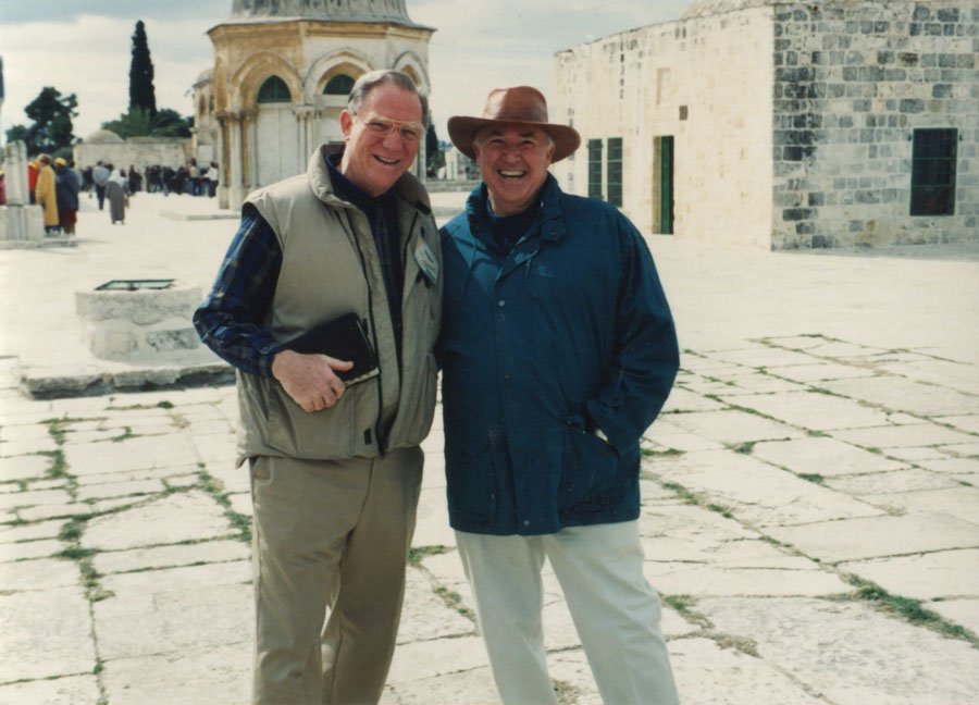 Chuck Missler and Chuck Smith, Temple Mount.